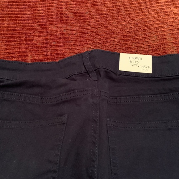 Navy-Blue Straight Leg Pants - Picture 11 of 13